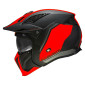 CASQUE TRIAL MT STREETFIGHTER SV S TWIN C5 NOIR MAT/ROUGE M SIMPLE ECRAN TRANSPARENT TRANSFORMABLE AVEC MENTONNIERE AMOVIBLE (LIVRE AVEC UN ECRAN SUPPLEMENTAIRE MIROIR) (ECE 22.06) 8434639183179