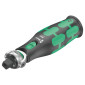 CLIQUET WERA 8009 ZYKLOP POCKET TETE ORIENTABLE COMBINEE DOUILLE 3/8 ET TOURNEVIS 1/4 (AVEC RESERVE D'EMBOUT INTEGREE) NOIR/VERT (SET 27 PIECES) -MARQUE ALLEMANDE POUR LES ATELIERS- 4013288227560