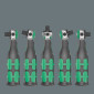 CLIQUET WERA 8009 ZYKLOP POCKET TETE ORIENTABLE COMBINEE DOUILLE 3/8 ET TOURNEVIS 1/4 (AVEC RESERVE D'EMBOUT INTEGREE) NOIR/VERT (SET 27 PIECES) -MARQUE ALLEMANDE POUR LES ATELIERS- 4013288227560