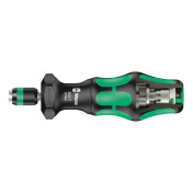 TOURNEVIS PORTE EMBOUT WERA KOMPAKT TURBO 1/4 NOIR/VERT (MANDRIN A SERRAGE RAPIDE) (VENDU A L'UNITE) -MARQUE ALLEMANDE POUR LES ATELIERS- 4013288214591