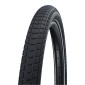 TYRE FOR E-MTB 20 X 2.40 SCHWALBE SUPER MOTO SLICK ADDIX BLACK - RIGID (62-406) APPROVED E-BIKE e50 4026495857024
