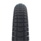 TYRE FOR E-MTB 20 X 2.40 SCHWALBE SUPER MOTO SLICK ADDIX BLACK - RIGID (62-406) APPROVED E-BIKE e50 4026495857024
