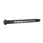 AXE/BLOCAGE DE ROUE VTT TRAVERSANT BOOST AVANT FILETAGE 14x1.5 POUR 15X100 NOIR 80gr. (155mm HORS BUTEE FILETAGE 16mm - AVEC CLE CHC POUR DEMONTAGE) 8013271330372