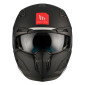 HELMET - FOR TRIAL - MT STREETFIGHTER SV SOLID-MATT BLACK M SINGLE CLEAR VISOR- WITH REMOVABLE CHIN GUARD (+ 1 EXTRA ADDITIONAL MIROR VISOR) (ECE 22.06)