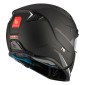 HELMET - FOR TRIAL - MT STREETFIGHTER SV SOLID-MATT BLACK XL SINGLE CLEAR VISOR- WITH REMOVABLE CHIN GUARD (+ 1 EXTRA ADDITIONAL MIROR VISOR) (ECE 22.06)