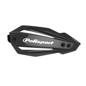 POLISPORT WRAP-AROUND CLOSED HANDGUARDS - BULLIT BLACK (INCLUDING UNIVERSAL MOUNTING KIT) 5604415126871