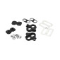 PEDALE VTT AUTOMATIQUE POLYVALENTE NEWTON R63 AVEC 1 FACE SHIMANO/SPD A ROULEMENT NOIR ALU D9/16 AVEC CALES (PAIRE) TYPE SHIMANO PD-EH500 3700948244395