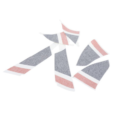 AUTOCOLLANT/STICKER/KIT DECORS SUPER SPORT ORANGE ORIGINE PIAGGIO 125-300 GTS 2022> -2H005296-
