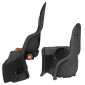 PORTE BEBE/SIEGE ENFANT ARRIERE POLISPORT A FIXER SUR PORTE BAGAGE FIXATION ETAU MINIA NOIR (9 A 22Kgs) HOMOLOGUE EN 14344 (BOITE CARTON INDIVIDUELLE) 5604415118258
