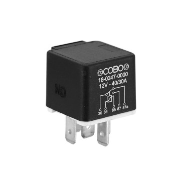 RELAIS 5 FICHES 12V 40A-15A ORIGINE PIAGGIO COMMUN A LA GAMME -GU29732550-