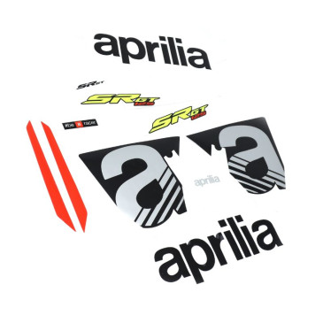 AUTOCOLLANT/STICKER/KIT DECOR ORIGINE APRILIA 125 SR GT COMPACT SPORT JAUNE 2021> -2H004782000A2-