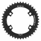 PLATEAU ROUTE 4BRA D.110 POUR SHIMANO ULTEGRA R8100/8170 DURA-ACE R9200/9270 105 R7100 TA X110 42DTS EXTERIEUR NOIR 12V. (PENSER A COMMANDER LE KIT INTRAVIS CORRESPONDANT) 3662458018432