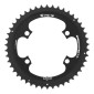 PLATEAU ROUTE 4BRA D.110 POUR SHIMANO ULTEGRA R8100 / 8170 DURA-ACE R9100 / 9170 TA X110 49DTS EXTERIEUR NOIR 11V. 3662458018470