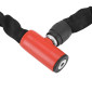 ANTIVOL VELO CHAINE A CLE DIAM 5,5mm L 1M NOIR -SELECTION P2R- (OFFRE SPECIALE) 3700256025501