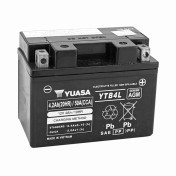 BATTERIE 12V 4,2 Ah YTB4L YUASA ACTIVEE EN USINE PRETE A L'EMPLOI (Lg121xL71xH93mm) 5050694049545