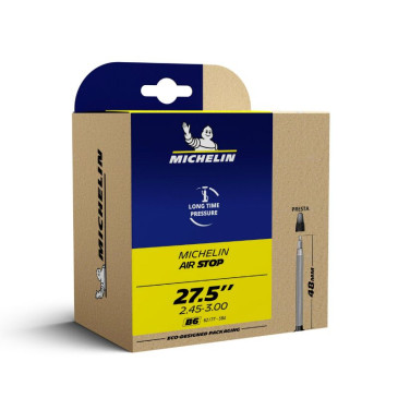 CHAMBRE A AIR VELO 27.5 x 2.45-3.00 MICHELIN B6 VALVE PRESTA 48mm (60/77X584) 3528707163745