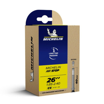 INNER TUBE FOR BICYCLE 26 x 1.50-2.20 MICHELIN C4 VALVE REGINA - LONG 40MM 194GR. 3528700113969