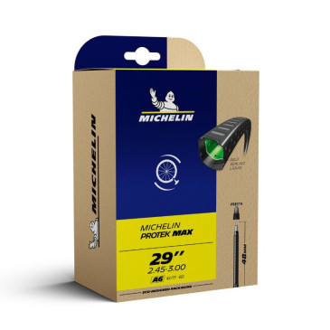 INNER TUBE FOR BICYCLE 29 + (2.35 à 3.00) MICHELIN PROTEK MAX PRESTA VALVE L. 40mm - WITH PUNCTURE SEALANT 3528703553861