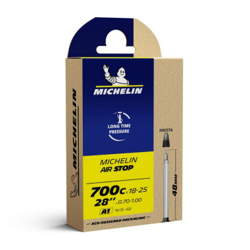 CHAMBRE A AIR VELO 700 x 18-25 MICHELIN A1 VALVE PRESTA 48mm 95g 3528703034360