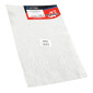 PROTECTION THERMIQUE ADHESIVE ARTEIN TEFIBRAL 300x450 mm (L) EPAISSEUR/DENSITE 1,6 mm/1000 gr/m2 (RESISTE JUSQU'A 550°C / ADHESIF 175°C) -PRO SERIES- 8434579008334