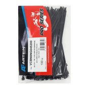 COLLIER DE SERRAGE NYLON TYPE RILSAN ARTEIN 3,5x200 mm NOIR (VENDU PAR 100) -PRO SERIES- 8434579008747