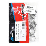 COLLIER DE SERRAGE A CREMAILLERE ARTEIN W4 INOX 12x22 mm LARGEUR 9 mm (VENDU PAR 10) -PRO SERIES- 8434579009133