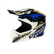 CASQUE CROSS ENFANT PROGRIP 3009 BLEU/JAUNE FLUO YS (ECE 22.06) 0801766032171