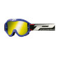 MASQUE/LUNETTES CROSS PROGRIP ENFANT 3101 FL ATZAKI BLEU ECRAN MIROIR ANTI-BUEE/ANTI-UV 0801766087362