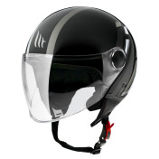 CASQUE JET MT STREET SCOPE D2 NOIR/GRIS BRILLANT XS (ECE 22.06) 8434639182134