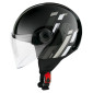 HELMET-OPEN FACE MT STREET SCOPE D2 BLACK/GLOSS GREY XS (ECE 22.06) 8434639182134