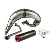 POT 50 A BOITE STAGE6 STREETRACE POUR BETA 50 RR 2012>2020 (PASSAGE HAUT) (SILENCIEUX NOIR/ROUGE CNC) 4051272013249