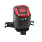 ECLAIRAGE VELO USB ARRIERE SUR TIGE OU CHARIOT DE SELLE NEWTON FONCTION FEU STOP LW-200 COB LEDS 50 LUMENS NOIR (ECLAIRAGE ROUGE) 3700948257326
