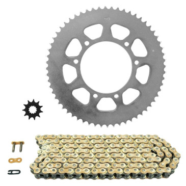 KIT CHAINE ADAPTABLE HM 50 CRM DERAPAGE RR 2003>2017 / VENT 50 DERAPAGE 2018> 428 11x60 (DIAM COURONNE 105/125/8.5) (DEMULTIPLICATION ORIGINE) -AFAM- 5400598055096