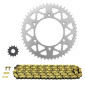 KIT CHAINE ADAPTABLE KTM 125 SX 1999>2019 520 13X50 (DIAM COURONNE ALU 125/150/8.5) (DEMULTIPLICATION ORIGINE) -AFAM- 5400598048845