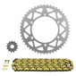 KIT CHAINE ADAPTABLE YAMAHA 125 YZ 2022>2024 520 13x49 (DIAM COURONNE ALU 130/150/8.5) (DEMULTIPLICATION ORIGINE) -AFAM- 5400598230271
