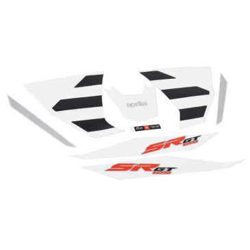 AUTOCOLLANT/STICKER/KIT DECORS ORIGINE APRILIA 125 SR GT COMPACT URBAN NOIR 2021> -2H004784000A1-