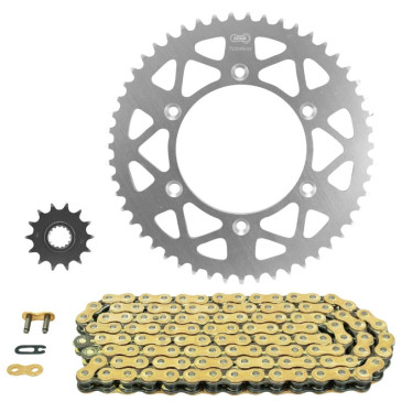KIT CHAINE ADAPTABLE KTM 350 SXF 2020>2023 520 14X51 (DIAM COURONNE 125/150/8.5) (DEMULTIPLICATION ORIGINE) -AFAM- 5400598201929
