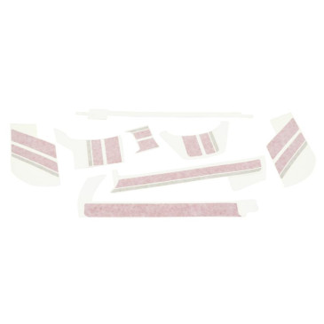 2H003836 00A1 - RACING SIXTIES STICKERS KIT GTS -2H003836000A1-