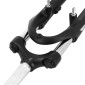 FORK- FOR TREKKING BIKE 28 " ZOOM SWIFT -ALUMINIUM- COIL/ELASTOMER - BLACK - TRAVEL. 45mm COMPATIBLE DISC BRAKE- THREADED STEERER (240/70mm)Ø 1"1/8-25,4 INNER (FRONT CARRIER POSSIBLE)