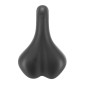 SADDLE- SAN MARCO BIOAKTIVE SPORT FOR LADY - SHAPE MEMORY - BLACK STEEL RAIL 350g 170x250mm (ON CARD)