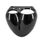 CARROSSERIE/CARENAGE SCOOT ADAPTABLE MBK 50 NITRO 1997>2012/YAMAHA 50 AEROX 1997>2012 NOIR BRILLANT (KIT 7 PIECES) -P2R- 3700948260111
