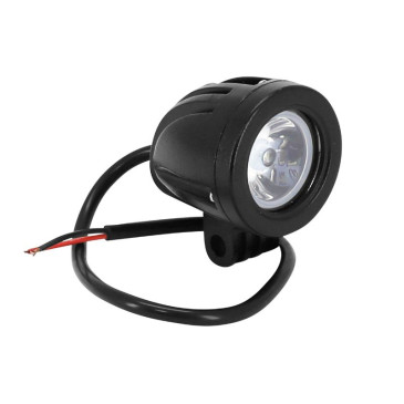 FRONT AUXILIARY LIGHTS - LEDS - ADJUSTABLE - Ø 57mm Aluminium Black -P2R- ** 3700948260241