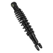 AMORTISSEUR SCOOT ADAPTABLE MBK 50 OVETTO / YAMAHA 50 NEOS NOIR (REGLABLE, ENTRAXE 280 mm) -SELECTION P2R- 2045501810001