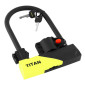 ANTITHEFT FOR BICYCLE -U LOCK AUVRAY TITAN 165x245 mm (Ø 12 mm) WITH BRACKET- Security level 5/10 -