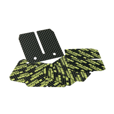 LAMELLE DE CLAPET 50 A BOITE MALOSSI VL6/VL15 CARBONE POUR MINARELLI 50 AM6/DERBI 50 SENDA, GPR/MBK 50 X-POWER/YAMAHA 50 TZR/RIEJU 50 RS1, SMX/GILERA 50 SMT, RCR (6 LAMELLES 0,30/0,35/0,40mm) 3700948267202