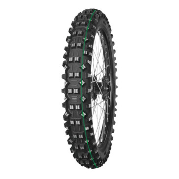 TYRE FOR MOTORBIKE 21'' 90/90-21 MITAS CROSS C-19 EAGLE FRONT JAUNE TT 54R (Green strip SUPER LIGHT)