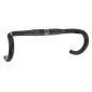HANDLEBAR- FOR ROAD BIKE- ITM ALCOR ALUMINIUM MATT BLACK Ø 31,8 EXTERNAL Wd 40 - 295g GREY PATTERN 4716609287792