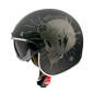 HELMET-OPEN FACE MT LE MANS 2 SV DILER A2 MATT BLACK M (ECE 22.06)