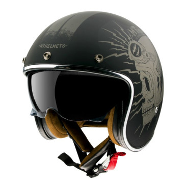 HELMET-OPEN FACE MT LE MANS 2 SV DILER A2 MATT BLACK XL (ECE 22.06) 8434639185913