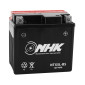 BATTERIE 12V 4 Ah NTX5L-BS NHK MF SANS ENTRETIEN LIVREE AVEC PACK ACIDE (Lg114xL71xH107mm) (QUALITE PREMIUM - EQUIVALENT YTX5L-BS)